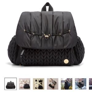 Happ Brand Diaper Bag - Levy backpack in black- great condition - loved this bag